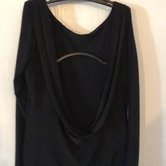 Black long sleeve dress brand fashion junked size L - Picture 3 of 5